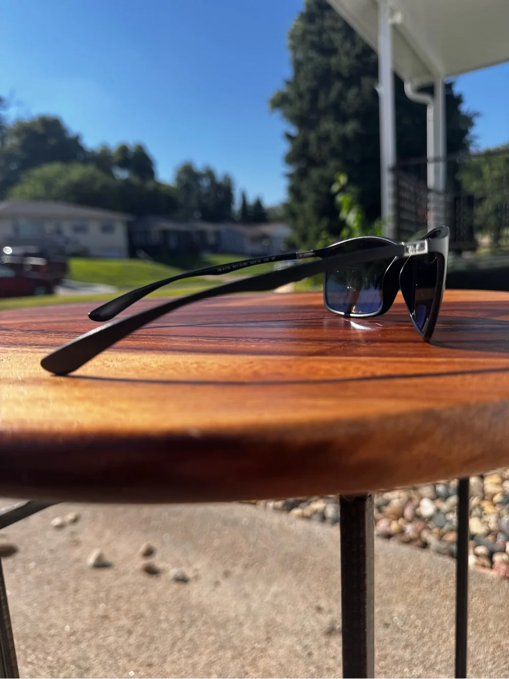Ray-Ban RB4179 Liteforce Polarized Black frame/lens 62mm Wrap-around Sunglasses